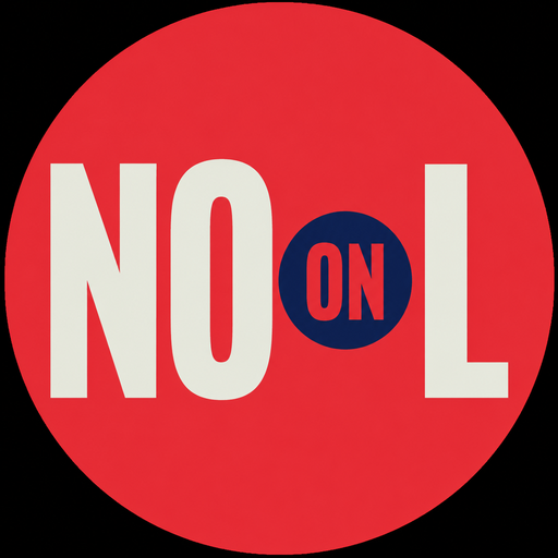 NO on L logo